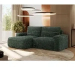 MKS MEBLE Sofa mit Schlaffunktion - Ecksofa mit Schlaffunktion und Bettkasten -...