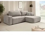 Ecksofa TORRE - Recht seite Eckcouch L-Form mit Schlaffunktion & Bettkasten -...