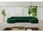 ALTDECOR Ecksofa in U-Form MARI-U2-v3 - 388x171x83 cm Gr&uuml;n - Corner Sofa Bett