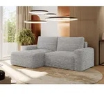 MKS MEBLE Sofa mit Schlaffunktion - Ecksofa mit Schlaffunktion und Bettkasten -...