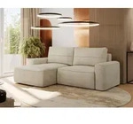 MKS MEBLE Sofa mit Schlaffunktion - Ecksofa mit Schlaffunktion und Bettkasten -...