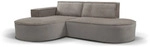 Kaiser M&ouml;bel Modernes L-f&ouml;rmiges Designer-Ecksofa Modena Soft Beige Links -...