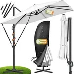 KESSER&reg; Sonnenschirm Ampelschirm SUN XL 300 x 300 cm Inkl. Abdeckung...