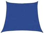 vidaXL Sonnensegel 160 g/m2 Trapezform Blau 3/4x3 m HDPE - Blau