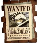 One Piece Wanter Law Trafalgar Boxfigur, 16 cm - Schwarz