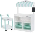 Teamson Kids - My Dream B&auml;ckerei Dessertst&auml;nder - Wei&szlig; / Mint TD-13003A
