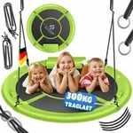 KESSER&reg; Nestschaukel 120cm Tellerschaukel H&auml;ngeschaukel Rundschaukel Schaukel