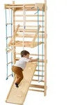 VEVOR Schwedische Leiter Wandgymnastik, 8-in-1 15 Stufen Massivholz Indoor