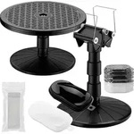 Wiltec Airbrush Lackierst&auml;nder Set mit Drehteller, 20x Reinigungsb&uuml;rste und...