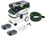 Festool CTMC MIDI I-Basic Akku Absaugmobil 36 V ( 2x 18 V ) Staubklasse M + 2x Akku