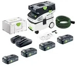 Festool CTLC MIDI I-Basic Akku Absaugmobil 36 V ( 2x 18 V ) Staubklasse L + 4x...
