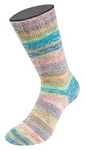 Lana Grossa - Cosy Socks Dream 0258 mint petrol t&uuml;rkis lehmbraun rosenholz...