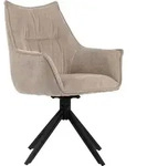 Esszimmerstuhl Ginosa beige drehbar - Beige