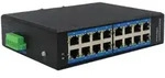 Digitus 16 Port Gigabit Ethernet Netzwerk Switch, Industrial, Unmanaged, Unmanaged,