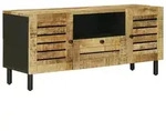 vidaXL Stauraumschr&auml;nke Natur 105 x 33 x 46 cm Massivholz Mango - Braun