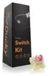 Ducky TTC Gold Pink Switch, mechanisch, 3-Pin, linear, MX-Stem, 37g - Rosa/Gold