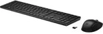 HP 655 - Tastatur-und-Maus-Set - 100% - full size - kabellos - 2.4 GHz - QWERTY -
