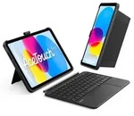 Inateck H&uuml;lle mit Tastatur f&uuml;r iPad 11 A16 2025, iPad 10. Gen, 5,1"