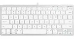 Macally SLIMKEYCA, 75%, Kabelgebunden, USB, Scherenschalter, QWERTY, Silber -...