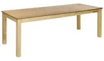 BELIANI Ausziehtisch Naturfarbene Esche MDF-Tischplatte mit Holzbeinen 160/240...