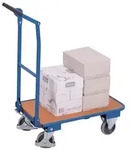 VARIOfit Klappb&uuml;gelwagen mit Totmannsbremse 150kg Tragkraft Enzianblau
