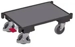 VARIOfit Euro-System-Roller mit EasySTOP und Rand 605x410mm mit Eckh&uuml;lsen RAL 7016