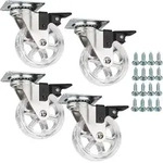 SOTECH M&ouml;belrolle RAPID &Oslash; 75 mm transparent &ndash; mit Bremse (4 St&uuml;ck)