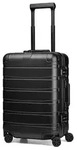 Redolz Pro Aluminium 4-Rollen Kabinentrolley S Aluminium 55 cm - Schwarz