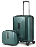 Redolz Essentials 14 Kofferset 2 tlg. Kabinentrolley mit Dehnfalte + Beautycase -