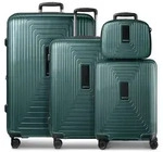 Redolz Essentials 14 4-Rollen Kofferset + Beautycase 4 tlg. mit Dehnfalte -...