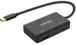 ROLINE USB 3.2 Gen 2 Hub, 4fach (2x USB-A + 2x USB-C), PD, Typ C Anschlusskabel