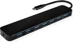VALUE USB 3.2 Gen 1 Hub, 7fach, Typ C Anschlusskabel