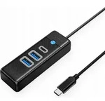 Orico Pwc2U-C3 Usb-C Hub / 2X Usb-A 3.0 + 1X Usb-C 3.0 - Schwarz - Schwarz