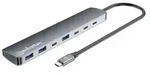 Manhattan 181167, Kabelgebunden, USB 3.2 Gen 2 (3.1 Gen 2) Type-C, 100 W, Grau, Space