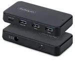 StarTech.com 4-Port USB-C und USB-A Hub, 5Gbps, Eigenstromversorgung, 2-in-1 USB-C &