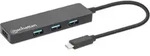 Manhattan 4-Port USB 3.2 Gen 1 Hub, USB-C-Stecker auf 4 x USB-A-Buchse, 5 Gbit/s