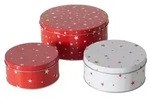 Dosen zur Aufbewahrung STERNY, &Oslash; 13,5-20 cm, 3er-Set