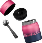Satch Pink Graffiti Thermo Lunchbox - Rosa