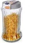 Glasbeh&auml;lter f&uuml;r lose Produkte 1,6 l - Hellgrau/Transparent
