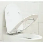 BERNSTEIN Ultraflacher Duroplast WC-Sitz U2019 mit Softclose-Absenkautomatik und