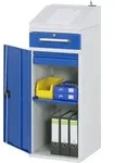 Rau Beistellschrank-Stehpult - Modell 03 BxTxH 450x520x1110/1220mm