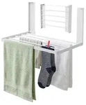 Relaxdays magnetischer W&auml;schetrockner, klappbar, ohne Bohren, HBT: 25x40,5x25 cm,