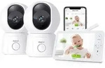 Arenti 2MP/1080P WiFi Baby Kit w. dual cameras+LCD
