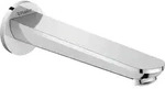 Duravit Wanneneinlauf Wave Ausladung 202mm, chrom - Silber