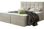 MIRJAN24 Boxspringbett Nele, Ehebett mit zwei Bettk&auml;sten, Doppelbett mit Topper