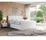 Boxspringbett mit Doppelmatratzen, zwei Bettk&auml;sten, Topper, fur Schlafzimmer - KING