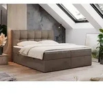 MKS MEBLE Boxspringbett 180x200 mit Bettkasten, Bett mit Multipocket - Matratze H3