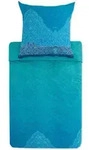 Bassetti Satin-Bettw&auml;sche-Garnitur Dolceacqua Farbe BLAU B1 Gr&ouml;&szlig;e 135x200+80x80 -