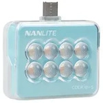 NANLITE cookie-s Mini Smartphone Handy LED Leuchte rechteckig cyan blue