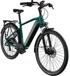 Tretwerk Onyx E Bike Trekkingrad Herren Fahrrad 28 Zoll dunkelgr&uuml;n